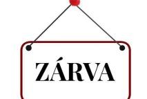 március 23.- március 27. között zárva